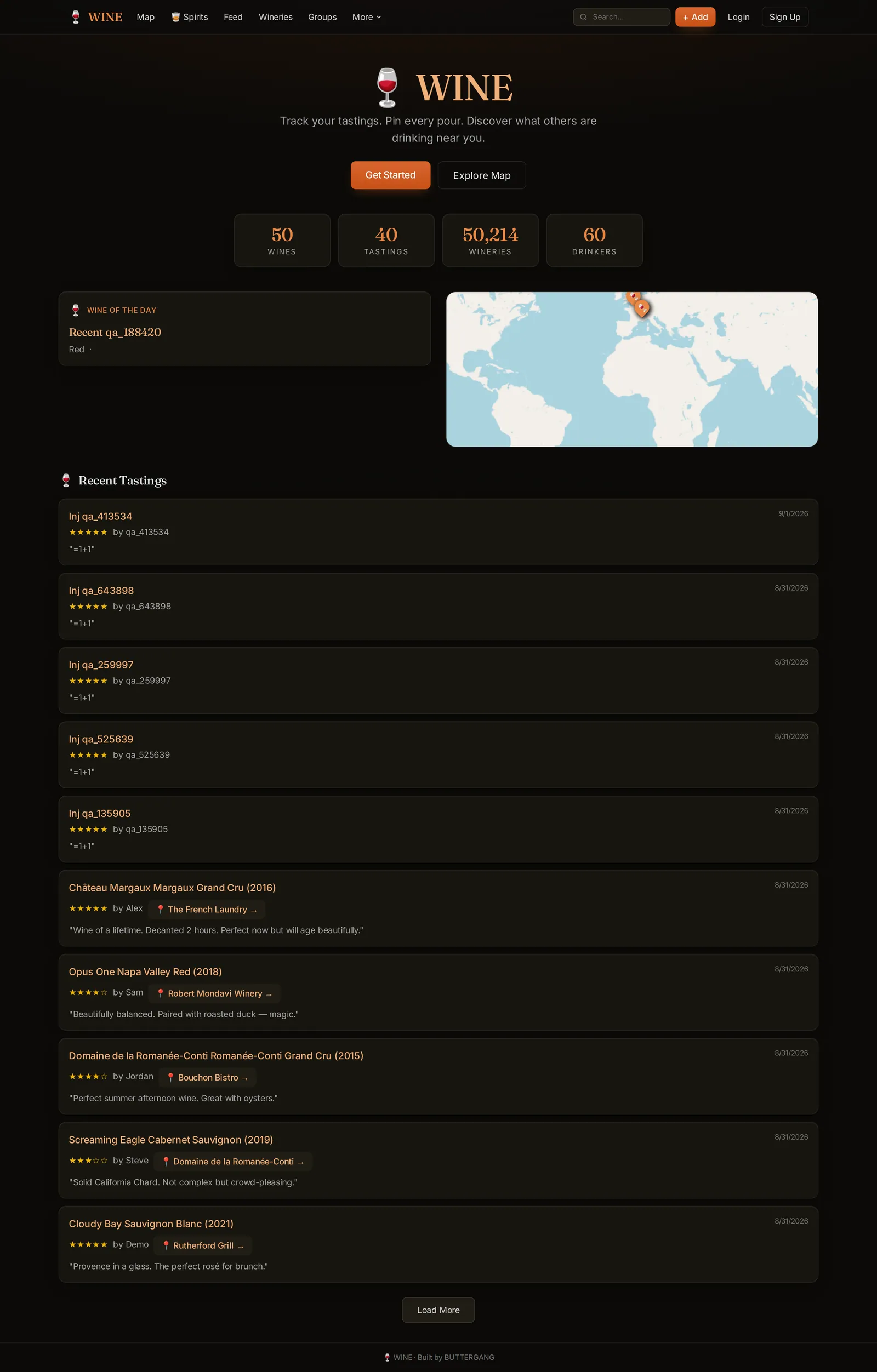Full home page.